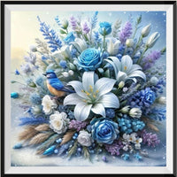 Flower 5d Diy Diamond Painting Kits UK Handwork Hobby FL4080