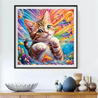 Cat 5d Diy Diamond Painting Kits UK Handwork Hobby FL4201