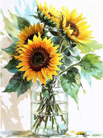 Sunflower 5d Diy Diamond Painting Kits UK Handwork Hobby FL2170