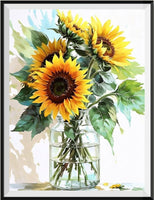 Sunflower 5d Diy Diamond Painting Kits UK Handwork Hobby FL2170