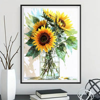 Sunflower 5d Diy Diamond Painting Kits UK Handwork Hobby FL2170