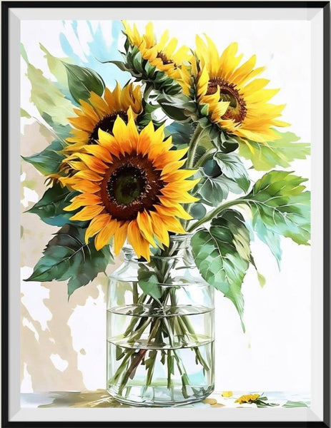 Sunflower 5d Diy Diamond Painting Kits UK Handwork Hobby FL2170