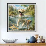 Dog 5d Diy Diamond Painting Kits UK Handwork Hobby FL3136