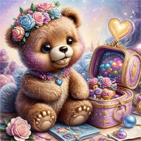 Bear 5d Diy Diamond Painting Kits UK Handwork Hobby FL3238