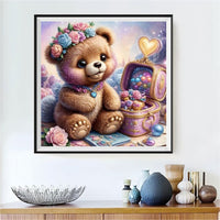 Bear 5d Diy Diamond Painting Kits UK Handwork Hobby FL3238