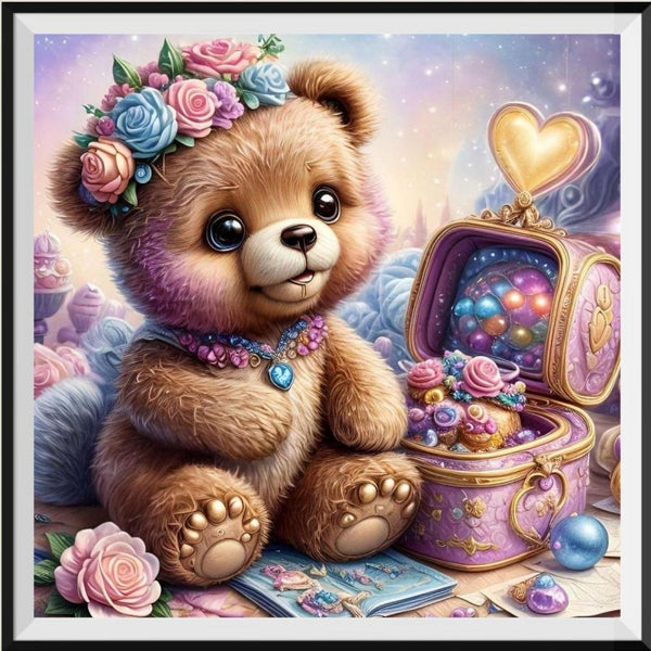 Bear 5d Diy Diamond Painting Kits UK Handwork Hobby FL3238