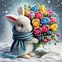 Rabbit 5d Diy Diamond Painting Kits UK Handwork Hobby FL3291