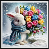 Rabbit 5d Diy Diamond Painting Kits UK Handwork Hobby FL3291