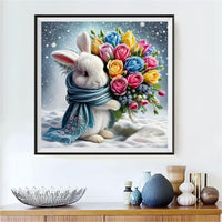 Rabbit 5d Diy Diamond Painting Kits UK Handwork Hobby FL3291