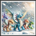 Dragon 5d Diy Diamond Painting Kits UK Handwork Hobby FL3210