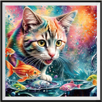 Cat 5d Diy Diamond Painting Kits UK Handwork Hobby FL3154