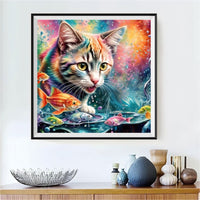 Cat 5d Diy Diamond Painting Kits UK Handwork Hobby FL3154