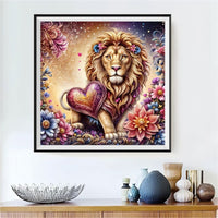 Lion 5d Diy Diamond Painting Kits UK Handwork Hobby FL3171