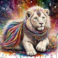 Lion 5d Diy Diamond Painting Kits UK Handwork Hobby FL3173