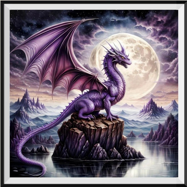 Dragon 5d Diy Diamond Painting Kits UK Handwork Hobby FL3211