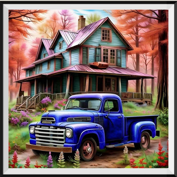 Car 5d Diy Diamond Painting Kits UK Handwork Hobby FL3418