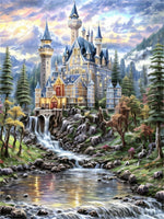 Castle 5d Diy Diamond Painting Kits UK Handwork Hobby FL3708