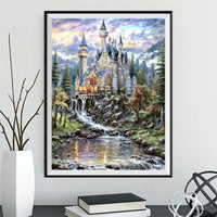 Castle 5d Diy Diamond Painting Kits UK Handwork Hobby FL3708