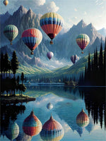 Hot Air Balloon 5d Diy Diamond Painting Kits UK Handwork Hobby FL3689