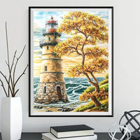 Lighthouse 5d Diy Diamond Painting Kits UK Handwork Hobby FL2306