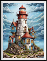 Lighthouse 5d Diy Diamond Painting Kits UK Handwork Hobby FL2307