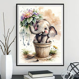 Elephant 5d Diy Diamond Painting Kits UK Handwork Hobby FL2298