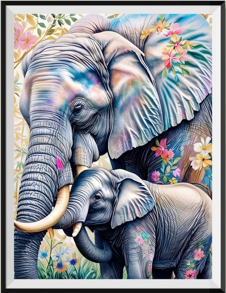 Elephant 5d Diy Diamond Painting Kits UK Handwork Hobby FL2300