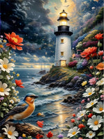 Lighthouse 5d Diy Diamond Painting Kits UK Handwork Hobby FL2305