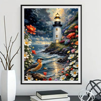 Lighthouse 5d Diy Diamond Painting Kits UK Handwork Hobby FL2305