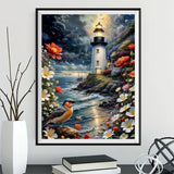 Lighthouse 5d Diy Diamond Painting Kits UK Handwork Hobby FL2305