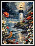 Lighthouse 5d Diy Diamond Painting Kits UK Handwork Hobby FL2305