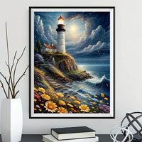 Lighthouse 5d Diy Diamond Painting Kits UK Handwork Hobby FL2304