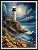 Lighthouse 5d Diy Diamond Painting Kits UK Handwork Hobby FL2304