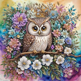 Owl 5d Diy Diamond Painting Kits UK Handwork Hobby FL2092