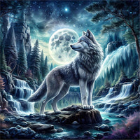 Wolf 5d Diy Diamond Painting Kits UK Handwork Hobby FL2008