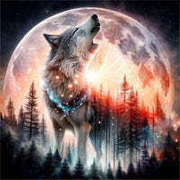 Wolf 5d Diy Diamond Painting Kits UK Handwork Hobby FL2122