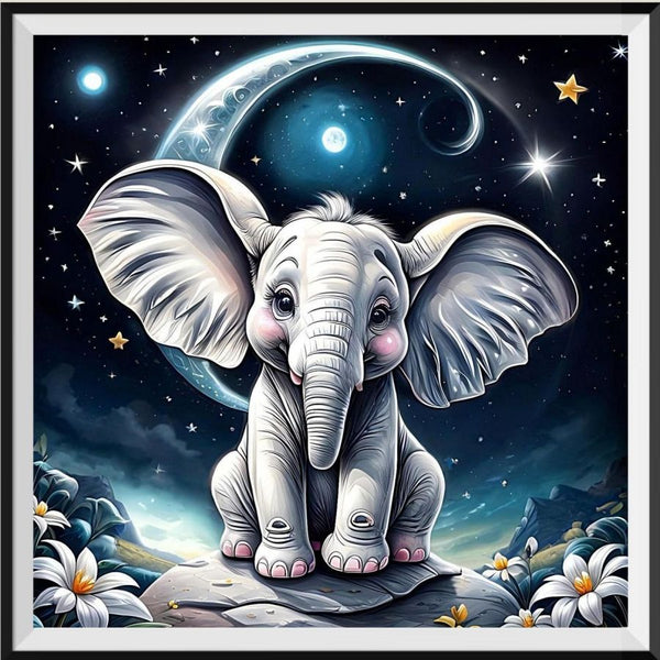 Elephant 5d Diy Diamond Painting Kits UK Handwork Hobby FL2031