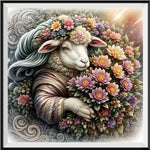 Sheep 5d Diy Diamond Painting Kits UK Handwork Hobby FL3249