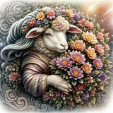 Sheep 5d Diy Diamond Painting Kits UK Handwork Hobby FL3249