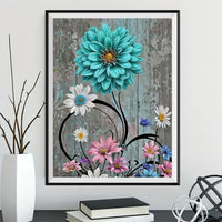 Flower 5d Diy Diamond Painting Kits UK Handwork Hobby FL2138