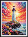 Lighthouse 5d Diy Diamond Painting Kits UK Handwork Hobby FL2195