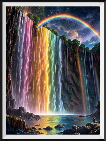 Waterfall 5d Diy Diamond Painting Kits UK Handwork Hobby FL3707