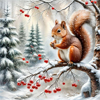 Squirrel 5d Diy Diamond Painting Kits UK Handwork Hobby FL3330