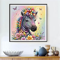 Zebra 5d Diy Diamond Painting Kits UK Handwork Hobby FL3315