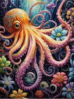 Octopus 5d Diy Diamond Painting Kits UK Handwork Hobby FL2433