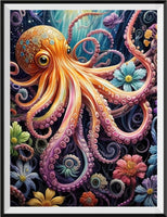 Octopus 5d Diy Diamond Painting Kits UK Handwork Hobby FL2433