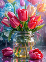 Flower 5d Diy Diamond Painting Kits UK Handwork Hobby FL2141