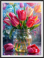 Flower 5d Diy Diamond Painting Kits UK Handwork Hobby FL2141