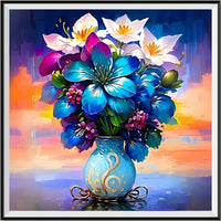 Flower 5d Diy Diamond Painting Kits UK Handwork Hobby FL9562