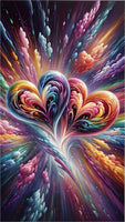 Heart 5d Diy Diamond Painting Kits UK Handwork Hobby FL3825